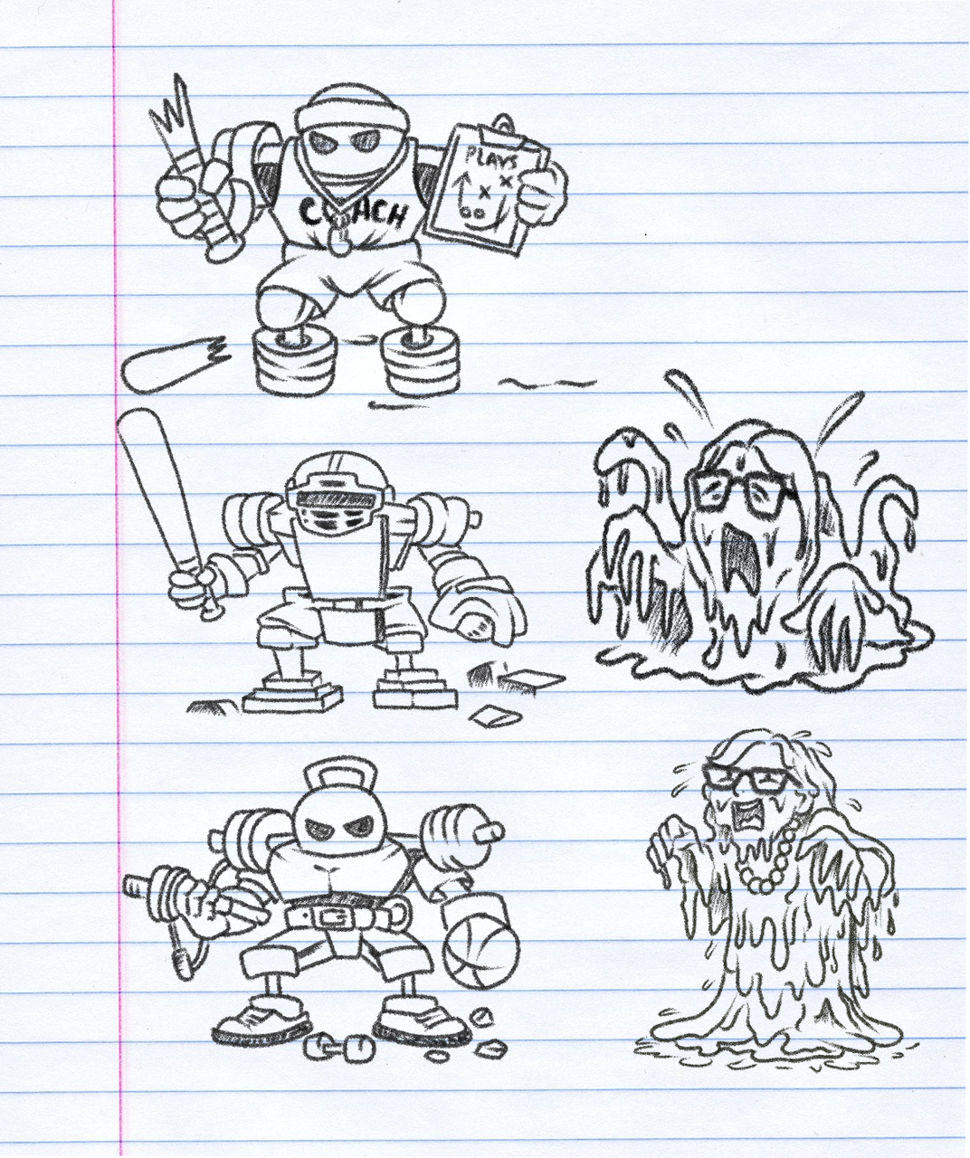 HSVBD gym golem sketch